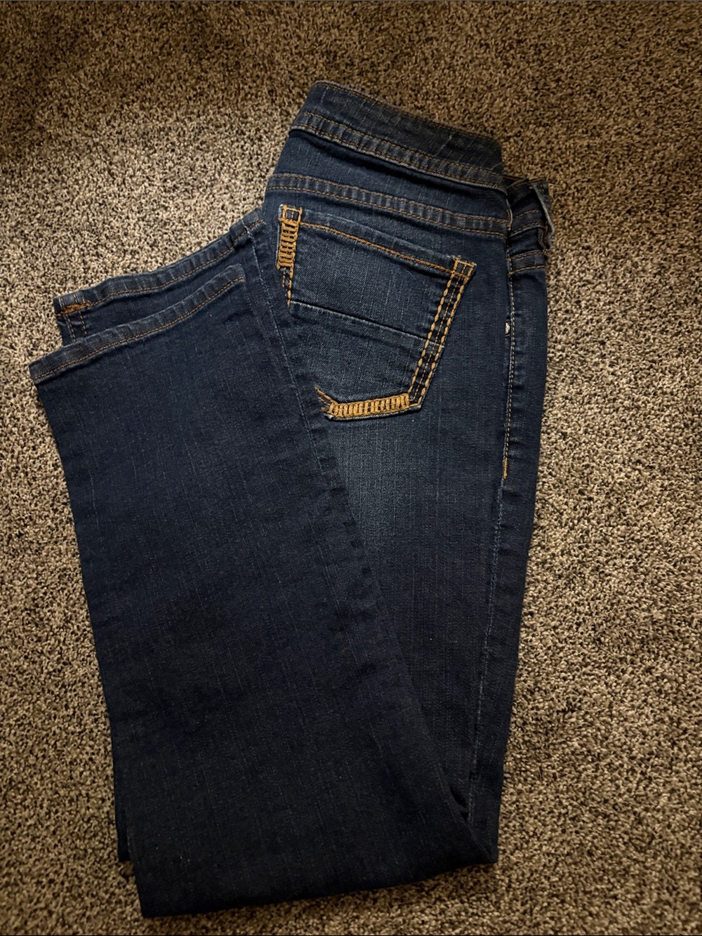 a.n.a Dark Blue Bootcut Stretch Jeans